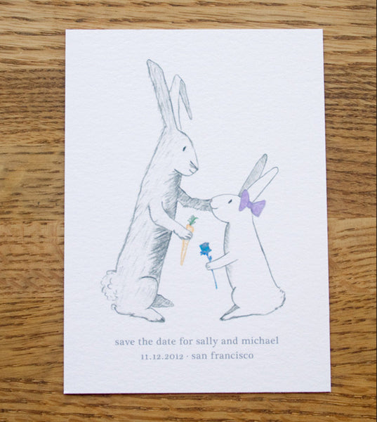 Bunny Love Save the Date
