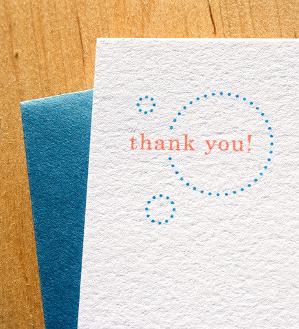 Jolly Dots Thank You Card