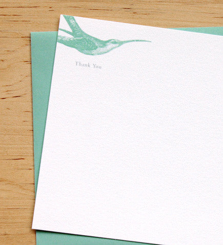 Hummingbirds Thank You Card