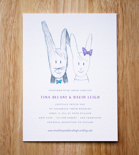 Bunny Love Invitation